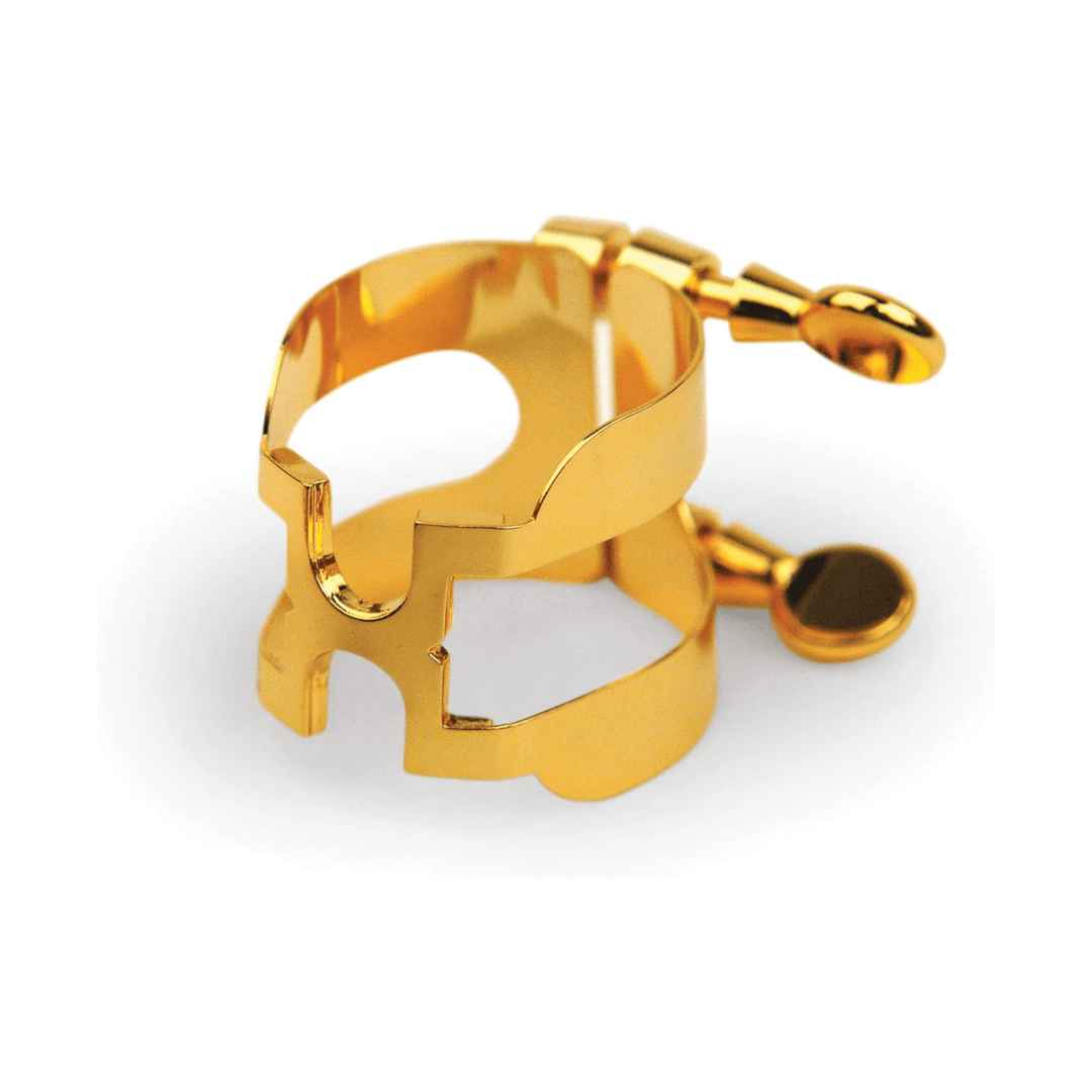 Rico H Ligature for Tenor Saxophone w/ Cap - Gold