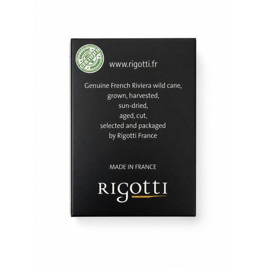 Rigotti Wild Tenor Saxophone Reeds, size 3.5, back view #strength_3-5