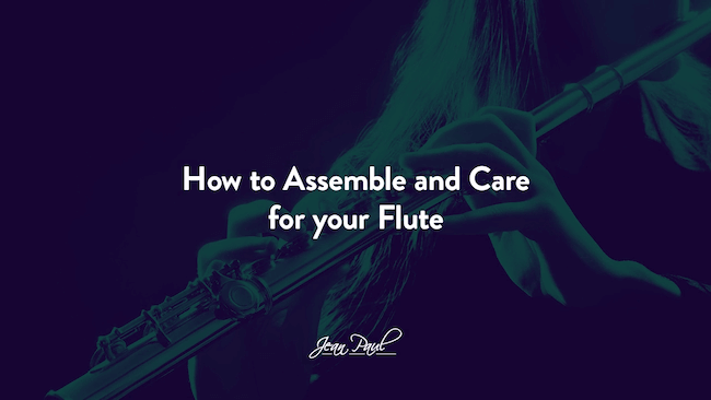 How to care for your flute.