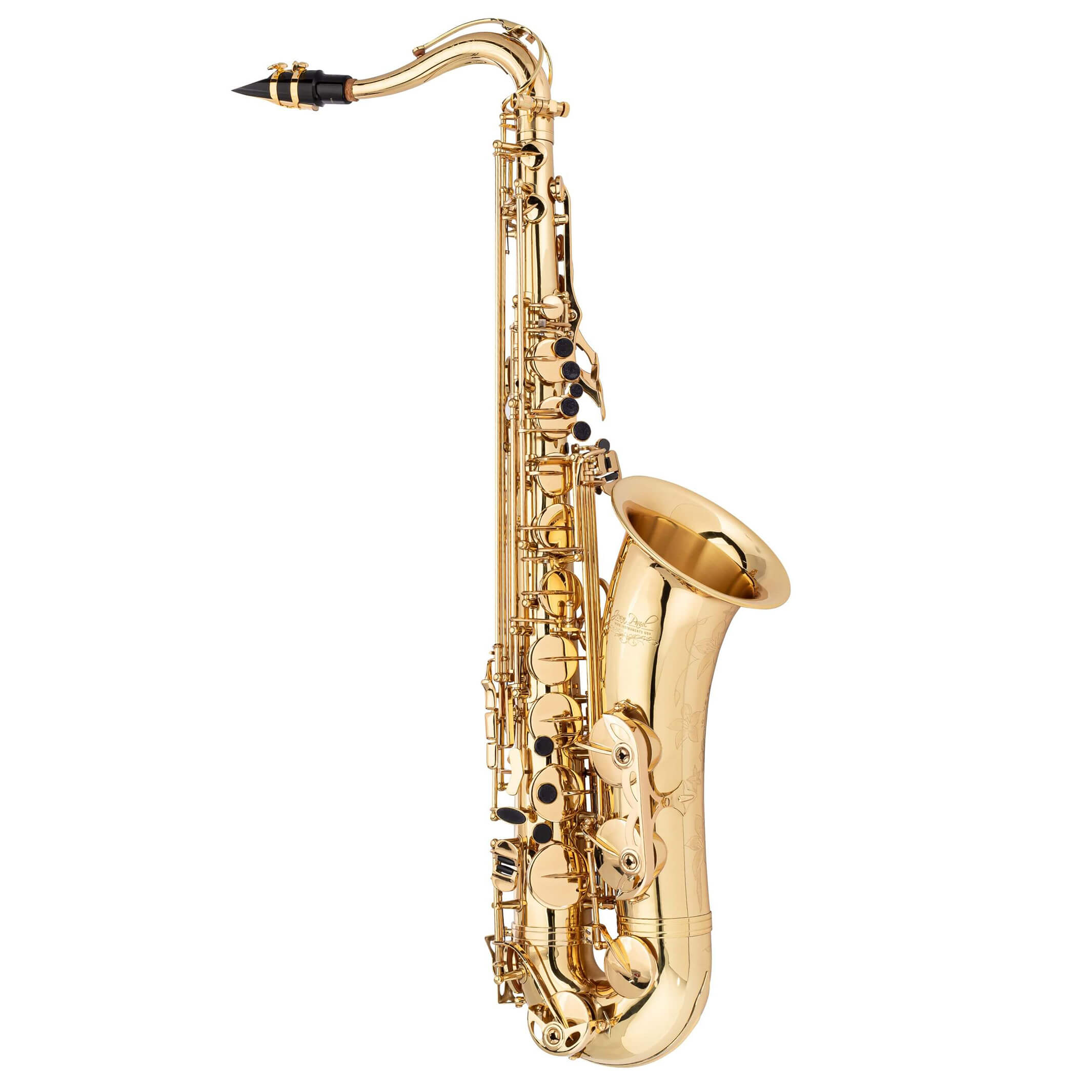 TS-860U Tenor Saxophone Unlacquered Side View 1#finish_unlacquered